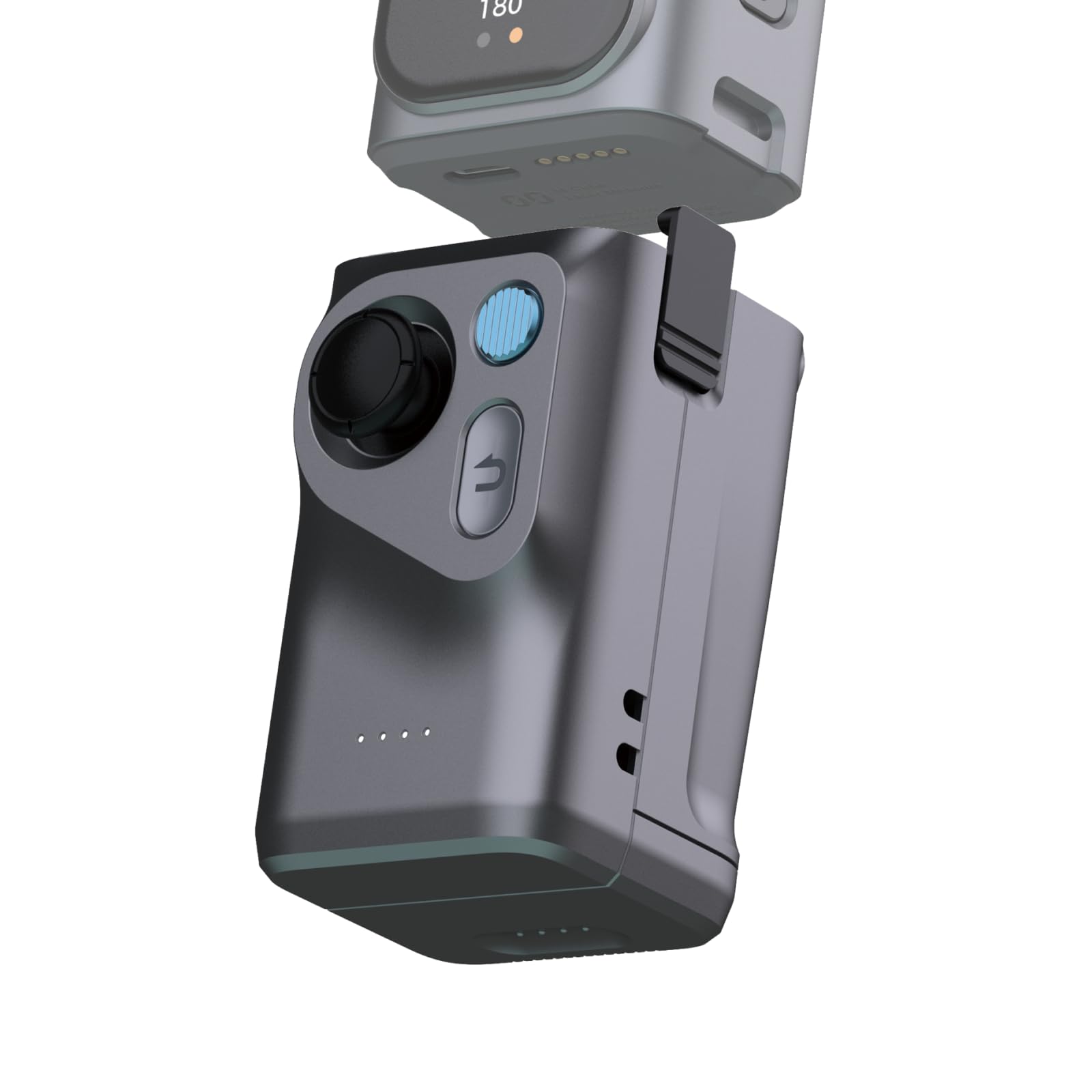 HOZOM-Cube Laser Measuring Tool Adaptor, 01 Smart Planner - Features 360° Joystick for Capturing Floorplans from Any Angle, One-Tap Button for Precise Edge and Corner Measurements