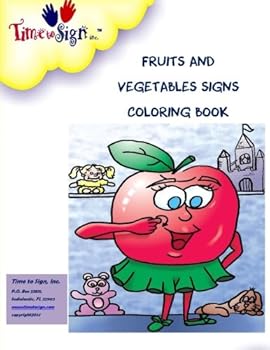 Paperback Fruits and Vegetables Signs Coloring Book (Coloring Books) Book