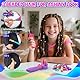 LTFIOON 3-in-1 Automatische Haarflechtmaschine, Automatic Hair Braider mit DIY-Zubehör, Kreative Haardekorationen für Kinder, Haarschmuck Mädchen Spielzeug Geschenk Mädchen 3-12 Jahre