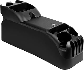 Moblorg Center Console for Minivans SUVs - Extra Cup Holders, Large Storage, Made in USA Black 27x11.5x8.5in