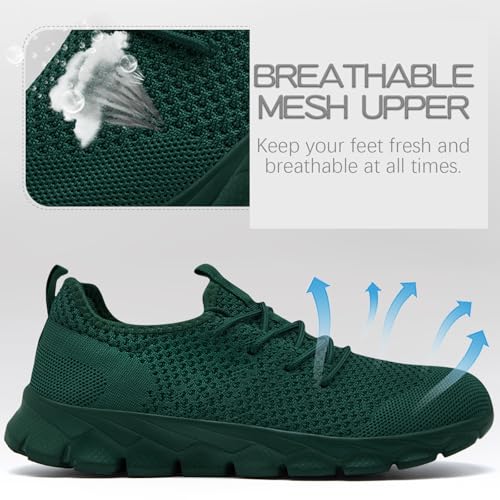 Image of YITUHIO Mens Running Shoes Fashion Sneakers Tennis Walking Shoes Lightweight Athletic Gym Workout Shoes
