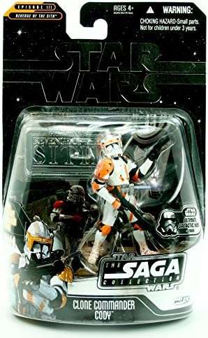 Ultimate Galactic Hunt 2006 Chase Piece Clone Commander Cody / Battle of UTAPAU Star Wars Return of The Jedi The Saga Collection 2006 Action Figure & Exclusive Display Base & Hologram Figure