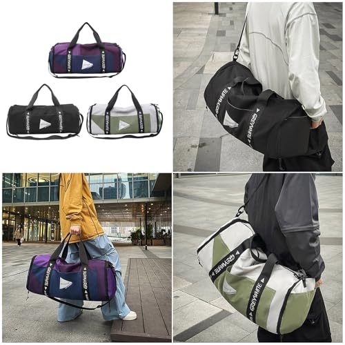 Sports Gym Bag Foldable Travel Duffle Carry On Weekenders Bags For Women Girls Waterproofs Overnight For Yogas Weekenders Ove2