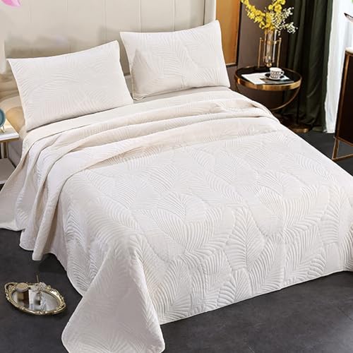 Colcha Cama 224x234cm, Colcha Ligera para Cama de Matrimonio para Primavera, Verano, Otoño, Microfibra Extra Suave, Colcha Cubre Cama Multiusos