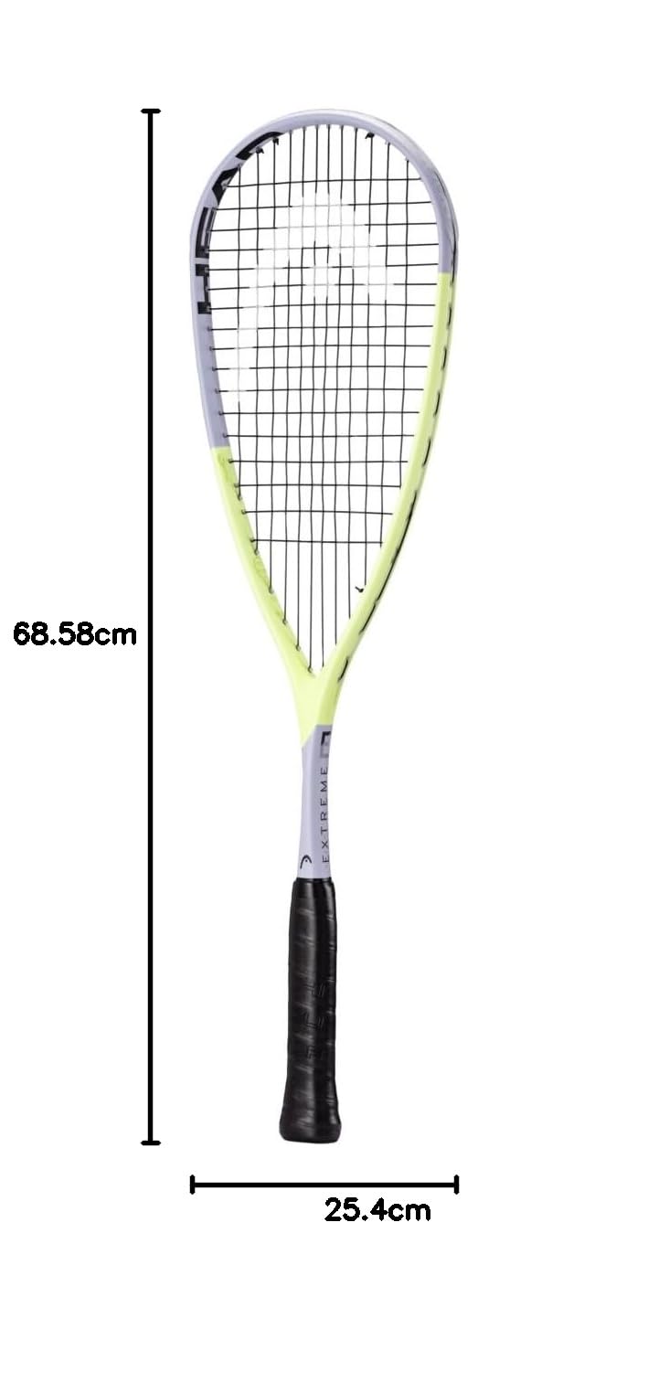 HEAD Extreme 120 2025 Raquette de Squash Jaune/Violet