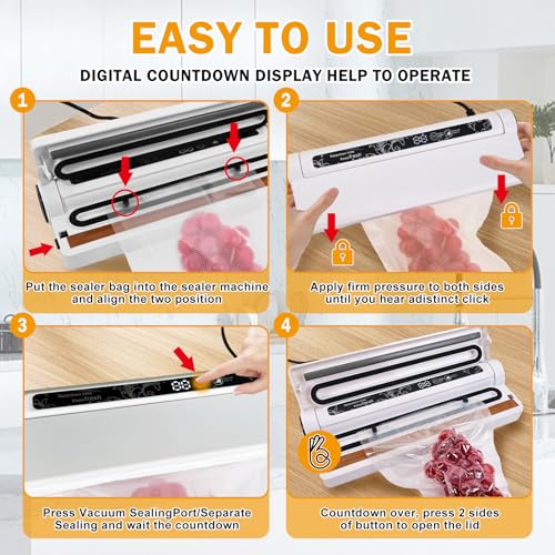 Food Vacuum Sealer with Bags