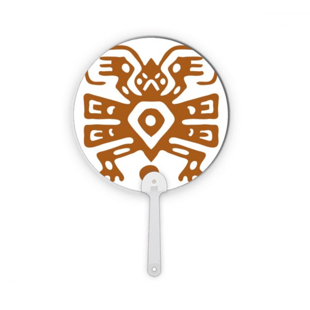 Décoration ronde Mexique Totems pour sublimer un mur blanc en plastique