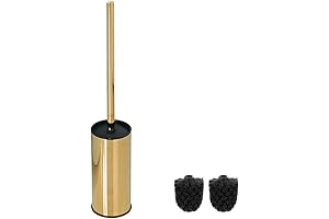 SUNTAI Gold Toilet Bowl Brush and Holder: Enhancing Bathroom Elegance