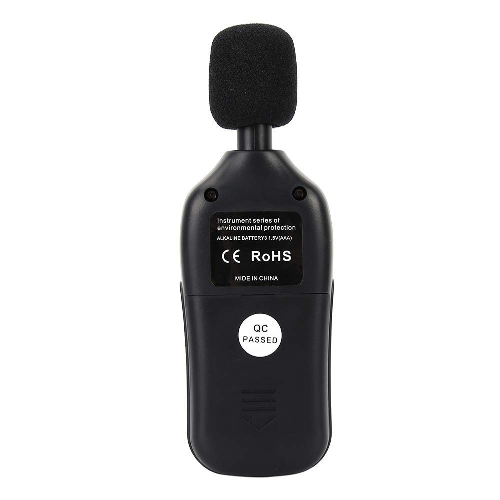 Fonometro, misuratore digitale LCD a decibel, dispositivo audio professionale per lettore di misura del rumore UA961, misurazione ad alta precisione 35dB-135dB, tenuta massima/minima