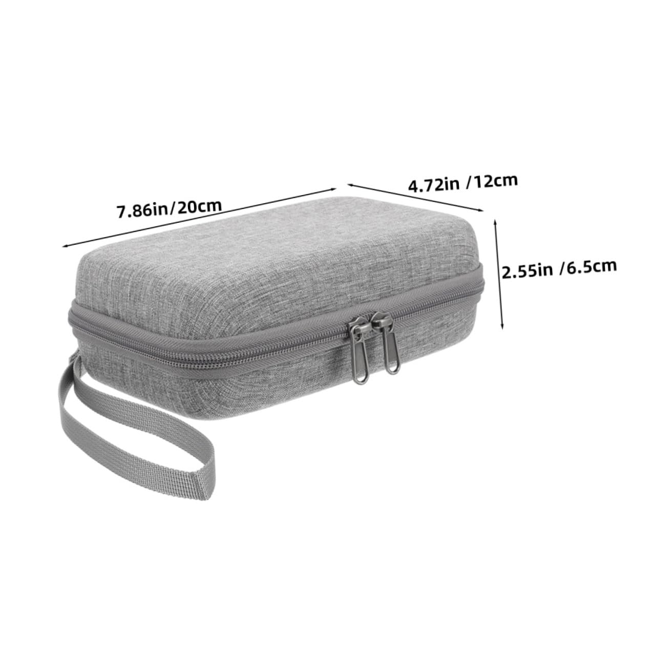 Angoily Kosmetiktasche mit Großem Fassungsvermögen 2 Stück mit Griffdesign Nylon und Schwamm Material Elegantes und Modisches Design Praktische Reise Handtasche für Frauen