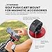 Stripebird - Golf Push Cart Mount for Magnetic Accessories (Red) - Push Cart Strap for Quick and Easy Access of Magnetic Golf Gear and Accessories - Convenient Positioning on Handle of Push Cart
