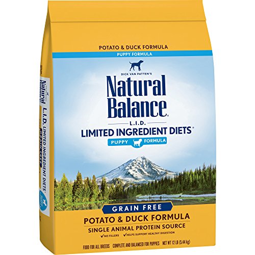 Natural Balance Limited Ingredient Diets Dry Puppy Food, Potato & Duck, 12 Pounds (Discontinued by Manufacturer)
