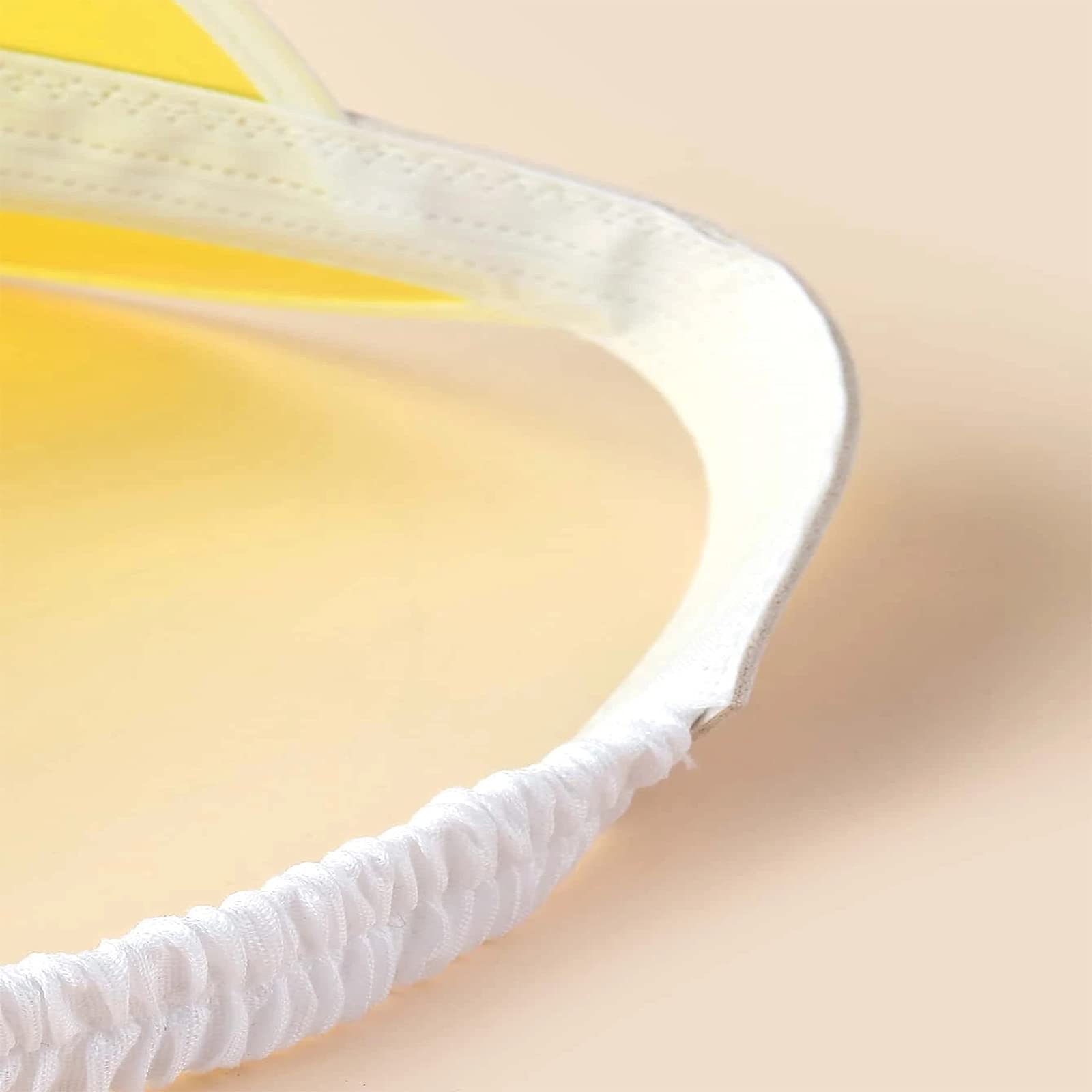 10 Pièces Chapeaux Transparent Plastique, Casquette de Tennis de Plage, Chapeau de Soleil avec visière de Soleil Transparent, pour Golf Baseball Tennis Beach Party