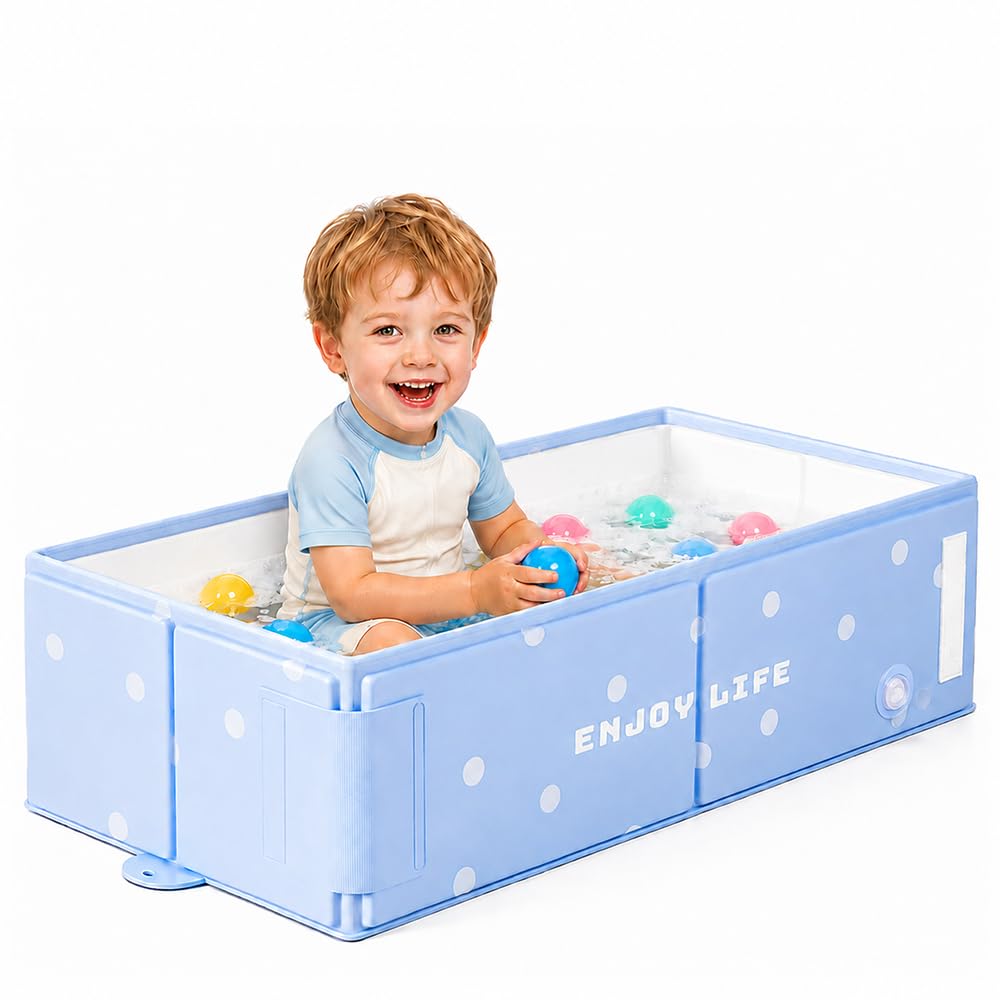 Vasca da bagno pieghevole per bambini, vasca da bagno da viaggio
