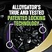 AlloyGator Purple Rim Protector for Car Wheels (Fits 12-24