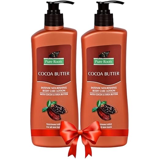 Pure Roots Cocoa Body Lotion 300ml - Hydrating Duo