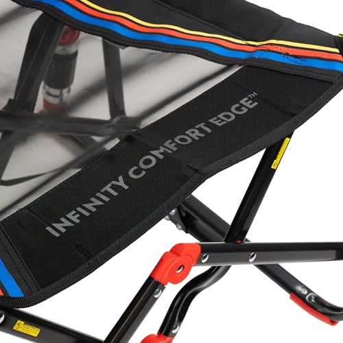 Silla Mecedora Ajustable para Camping y Deportes al Aire Libre NASCAR GCI Outdoor | Silla Mecedora Plegable Portátil con Reposabrazos Durables, Amortiguadores Ajustables y Porta Bebidas miniatura 6