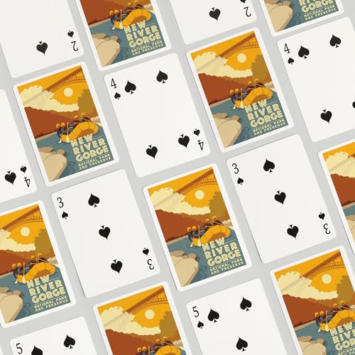 Lantern Press Canyon Rim naipes póker adultos 52 cartas miniatura 4