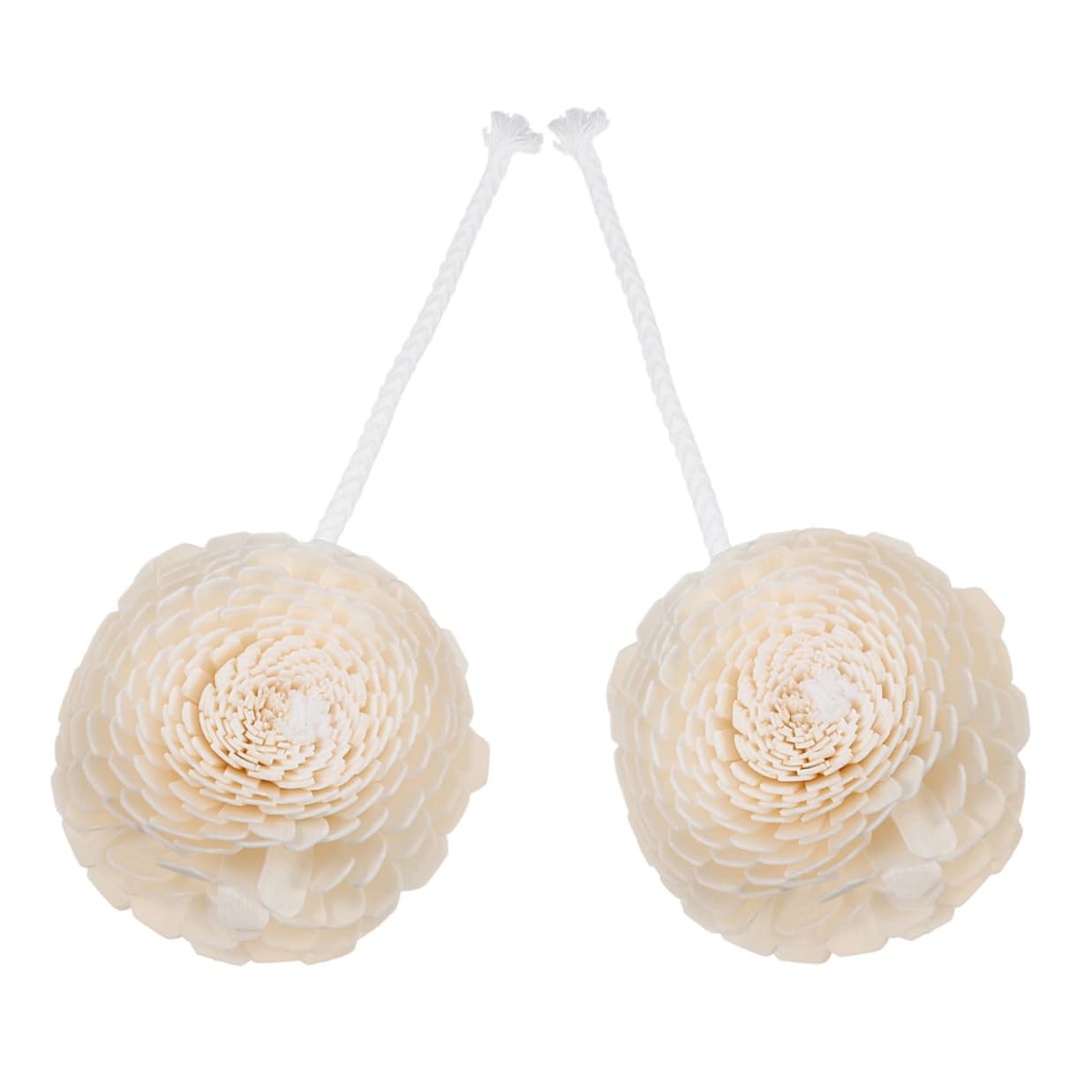 Diffuseur de parfum à fleurs artificielles Toyvian : lot de 2 avec corde en coton