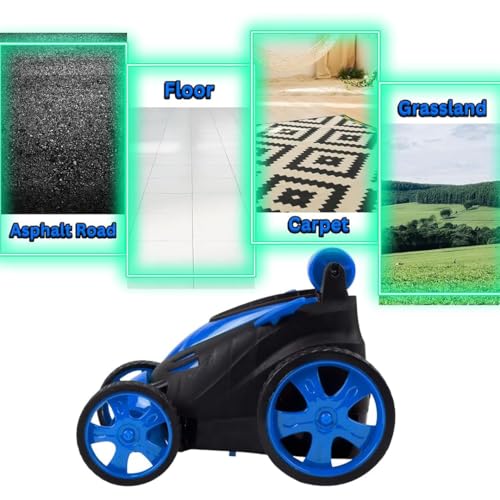 Image of Rechargeable 360 RC Stunt Car for Kids with Double-Sided Flip Drift Spin | 4WD High Speed Off-Road Remote Control Car with LED Lights Sound | Durable RC Toy Car for Boys Girls Age 4-12 Indoor Outdoor
