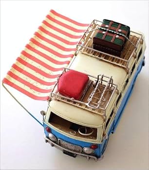 Amazon.co.jp: 置物 オブジェ クラシックカー ワーゲンバス