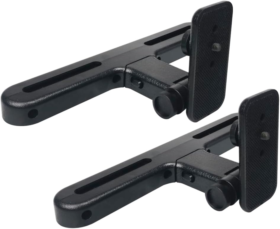 Car Headrest Mounts, Angle Adjustable Headrest Dual Screen DVD Player Mount Holders, 2 Mounting Brackets WONNIE/FANGOR/Sylvania Dual Screen DVD Players