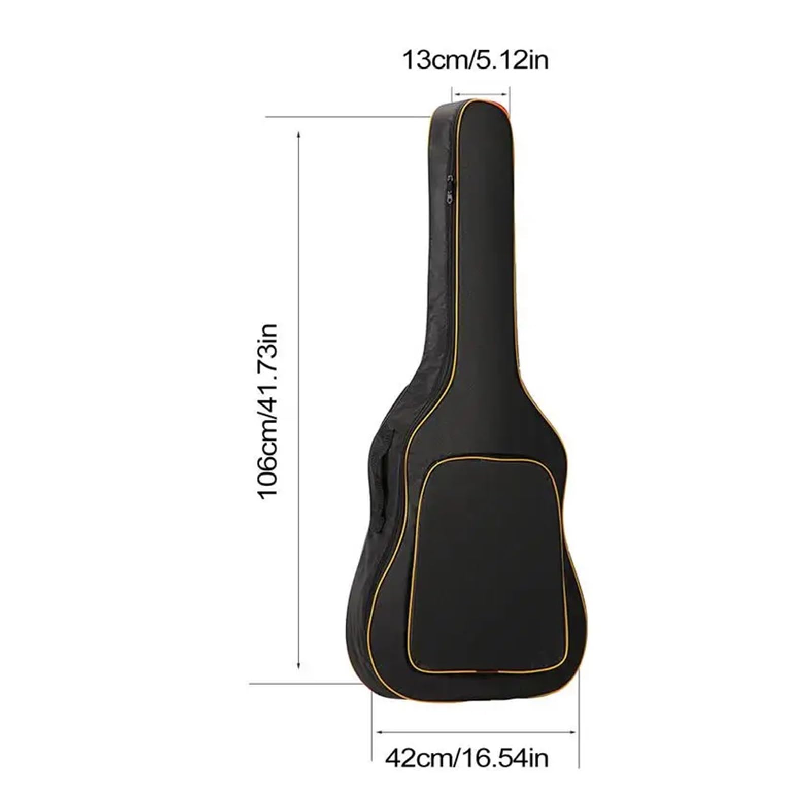 Funda Guitarra Bolsa de Guitarra Impermeable Tela Oxford Gruesa for clásica, con Hombro Acolchado 0,19 Pulgadas