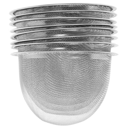 PERSELOSO 8 piezas Filtro de Té de Acero Inoxidable Colador Resistente para Infusiones Sueltas Diámetro X Altura Reutilizable para Hogar y Cocina