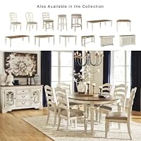 Signature Design by Ashley Realyn Wood Dining Chairs Set of 2, White — image 9