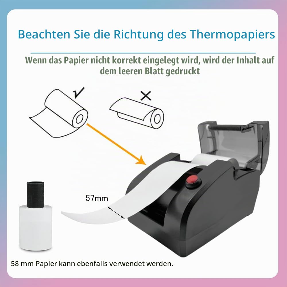 Wartenummern-Automat : Ticket-Drucker zum Nummern Ziehen (Thermodrucken) | Selbstbearbeitbare Wartemarken per PC | Warteschlangen-Management für Arztpraxis, MVZ, Behörde,Restaurant