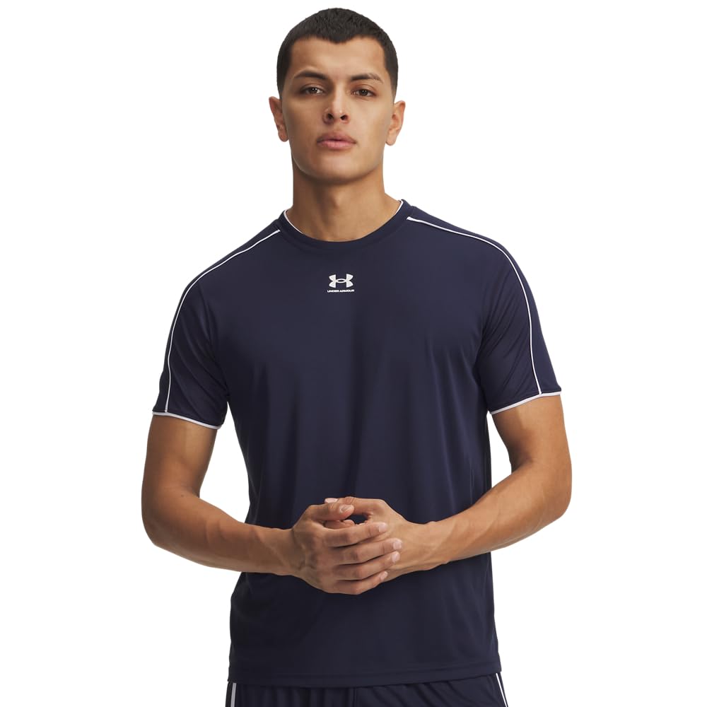 Under Armour UA M Challenger Train SS - Short Sleeve - Tops - Midnight Navy/White - Size: XXL