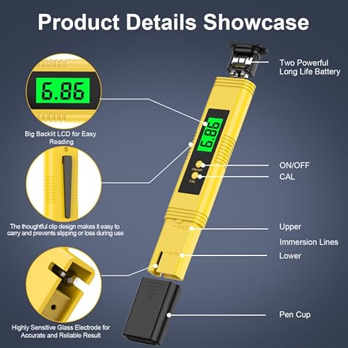 image for MEXYBE 2024 All-New pH Meter for Water - High Accuracy Digital pH Test