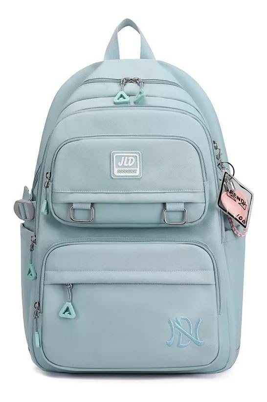 Moda Mochila Escola Viagem Notebook Prova Água (Azul)
