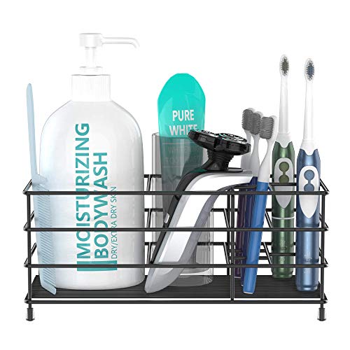 Toothbrush Holder, High Capacity Stainless Steel Toothbrush Holder With 7 Slots,Rust And Slip Resistant, Durable Bathroom Accessories Organizer,Airy And Keep Clean,Hold Electric Toothbrush,Toothpaste #TOP7
