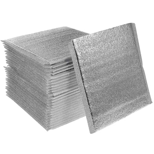 50 bolsas térmicas de aluminio, para alimentos frescos, para llevar, desechables, para la conservación (30 x 30 cm, 20 unidades)