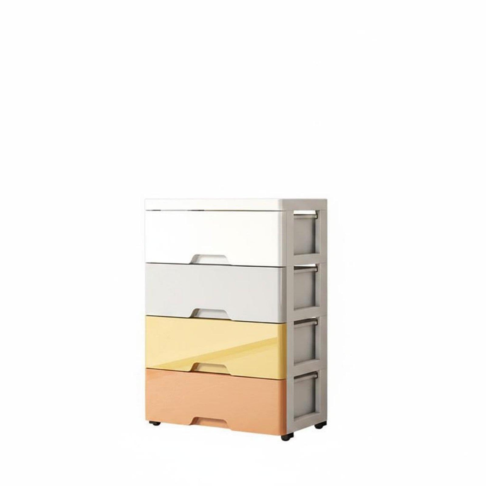 Bedside Storage Cabinet Modern Simple Style Multi-Layer Drawer Cabinet High Capacity Freestanding Drawer Organizer for Bedroom, Living Room, Closet Morandi 36cm-4tier-hollow-picture-30
