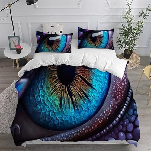 Linge de lit oeil de dragon anti-transpiring 100% coton Super King - 6