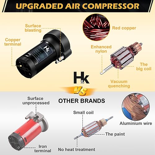 Hk CE0342-VTUS 12V 150Db Air Train Horn Kit With Compressor Single Trumpet Air Horn Powerful Loud For Trucks Cars Boat Suv Train thumb #2