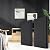 Wood Slat Acoustic Wall Panels, Self Adhesive Sound Absorbing Panels for Interior Wall Decor, 4 Pack 47.2"x23.6" 3D Fluted Wood Panels NRC 0.95 Easy Install for Studio Living Room Bedroom (Black)