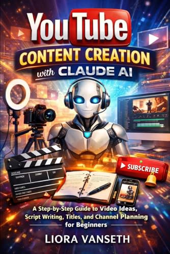 YOUTUBE CONTENT CREATION WITH CLAUDE AI: A Step-By-Step Guide To Video Ideas, Script Writing, Titles, And Channel Planning For Beginners