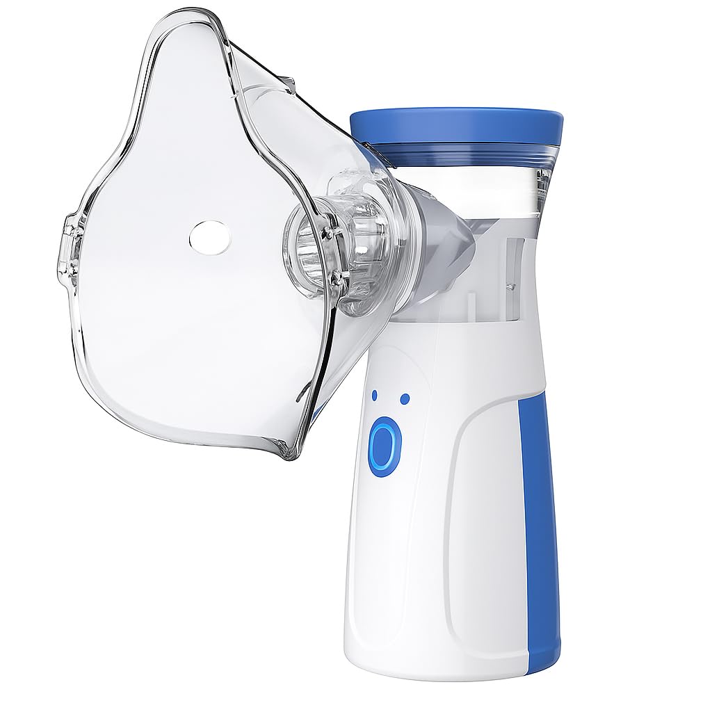 FITTO Compact Portable Atomizer: Efficient Mini Vaporizer for On-the-Go Relief, Lightweight Design, Quiet Operation, USB Rechargeable, Ideal for Home and Travel Use