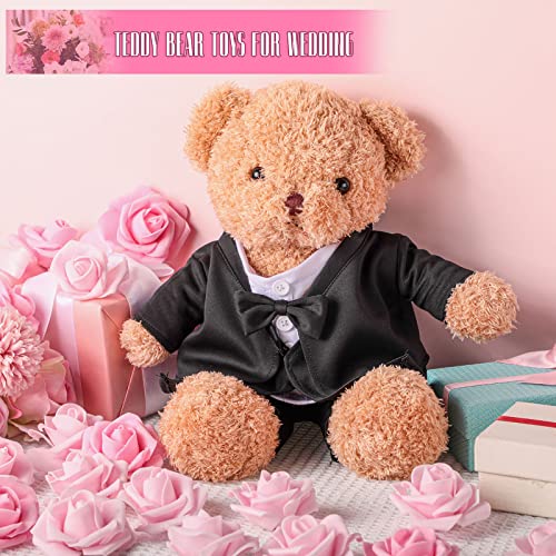 Set Of Tuxedo Outfit, Bear Clothes Suitable For 13-15 Inch, Bear Clothes, Stuffed Animal Clothes, Bear Accessories For Your Own Stuffed Animals, Bears On Weddings #TOP3