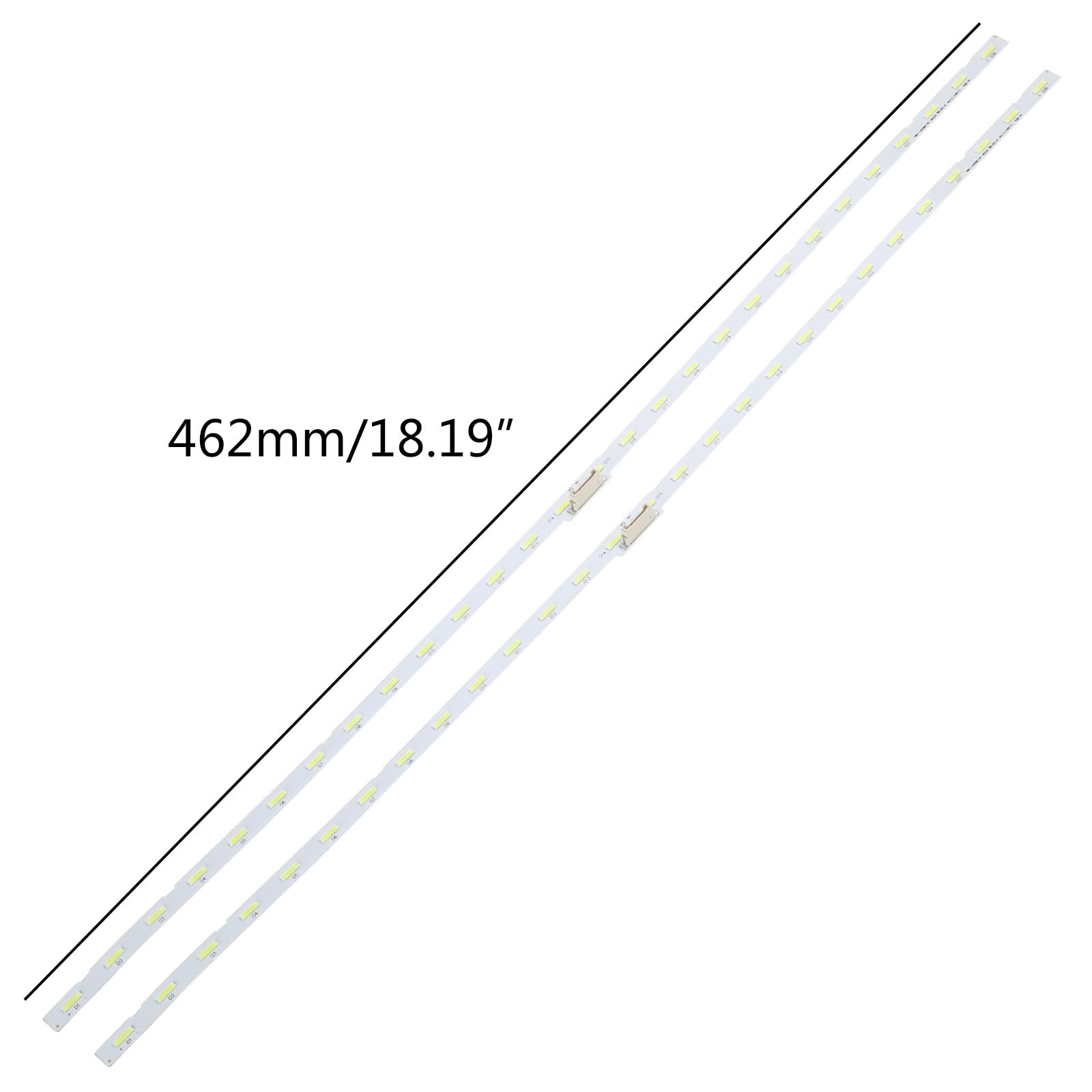 2 unidades de tiras LED retroiluminadas UA43NU7100 UE43NU7092 UE43RU7400 V8N1-430SM0-R0 LED 462 mm