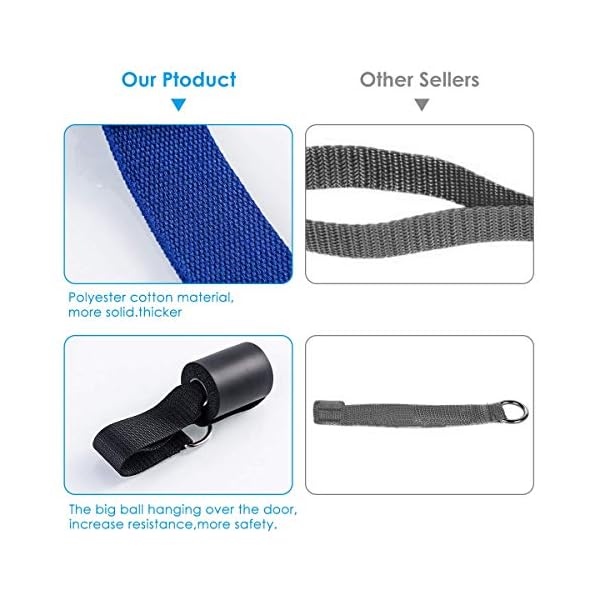 KimDaro Leg Stretcher, Door Flexibility & Stretching Leg Strap - Great for Ballet Cheer Dance Gymnastics or Any Sport Leg Stretcher Door Flexibility Trainer Premium Stretching Equipment (Pink)