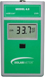 Solarmeter Model 4.0 Standard UVA Meter, Digital UVA Radiometer, Portable UV Meter for UV Lamp Testing & More, Effective UVA Light Meter, Measures 320-400 nm, from 0-199.9 mW/cm² UVA, Light Green