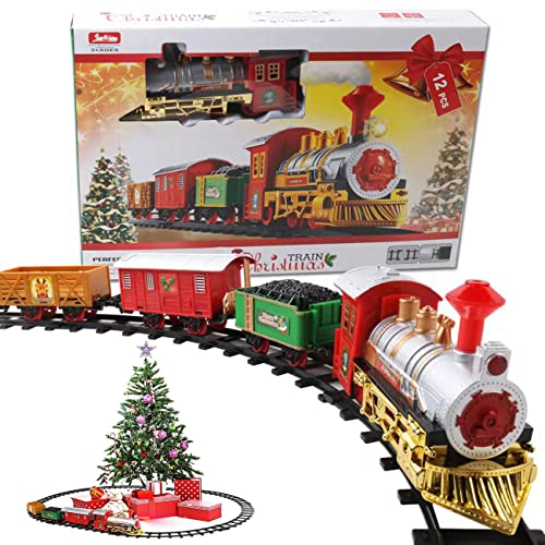 Elektrischer Zug Set für Kinder- Christmas Express Zugset...