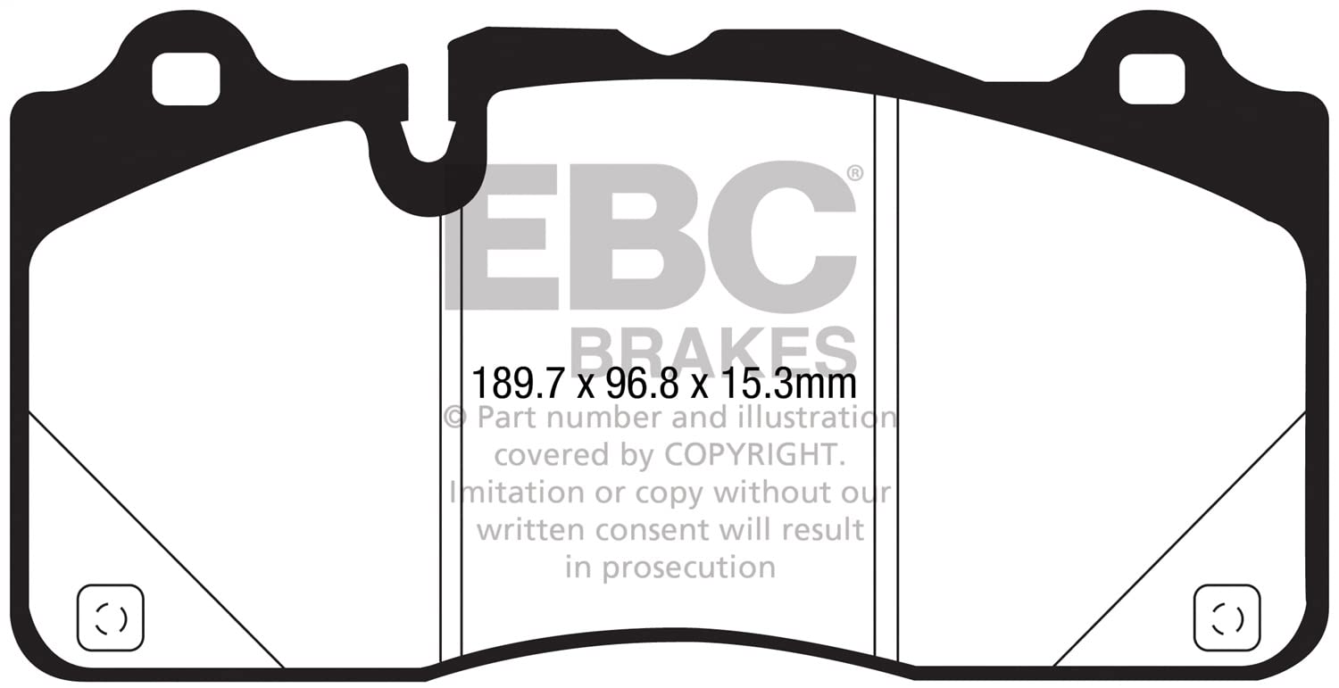EBCBrakes DP33050C Redstuff Ceramic Brake Pad