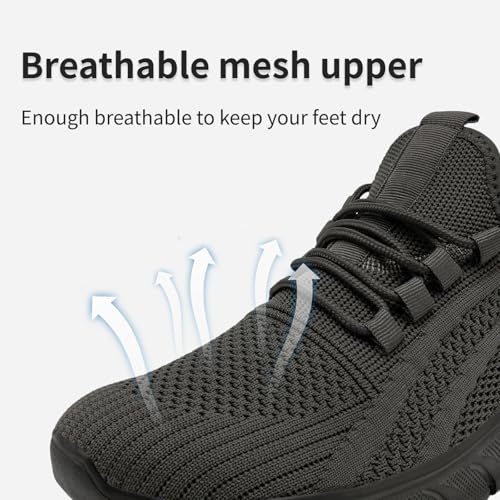 Image of Mens Running Shoes Walking Sneakers Tennis Gym Slip on Shoe | Non Slip | Workout | Breathable | Lightweight | Casual | Athletic