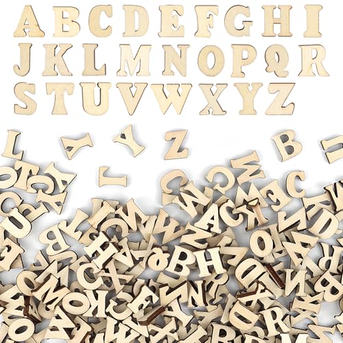 208 Stück Holzbuchstaben, 15mm Buchstaben Holz, Holzbuchstaben zum Basteln, Unbearbeitete Holz Buchstaben Deko, Holzbuchstaben Klein (A-Z), Scrabble Deko für Basteln, Hochzeit, Weihnachtsdekoration 208 Stück Holzbuchstaben, 15mm Buchstaben Holz, Holzbuchstaben zum Basteln, Unbearbeitete Holz Buchstaben Deko, Holzbuchstaben Klein (A-Z), Scrabble Deko für Basteln, Hochzeit, Weihnachtsdekoration