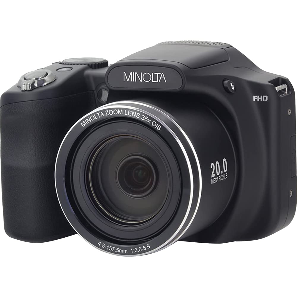 Amazon.com : Minolta MN35Z-BK 20MP 35X Optical Zoom Wi-Fi Bridge